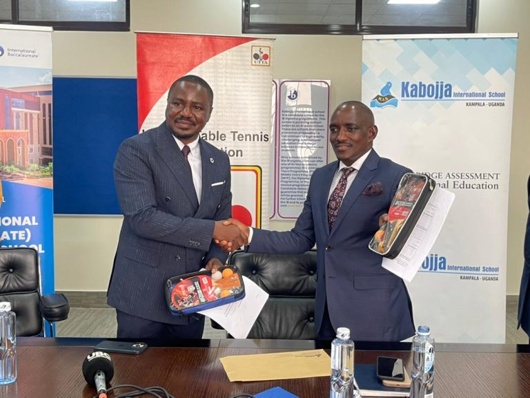Kabojja International School Partners with Uganda Table Tennis Association