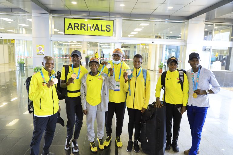 Uganda’s athletics stars return home after stunning seven-medal show in Riyadh