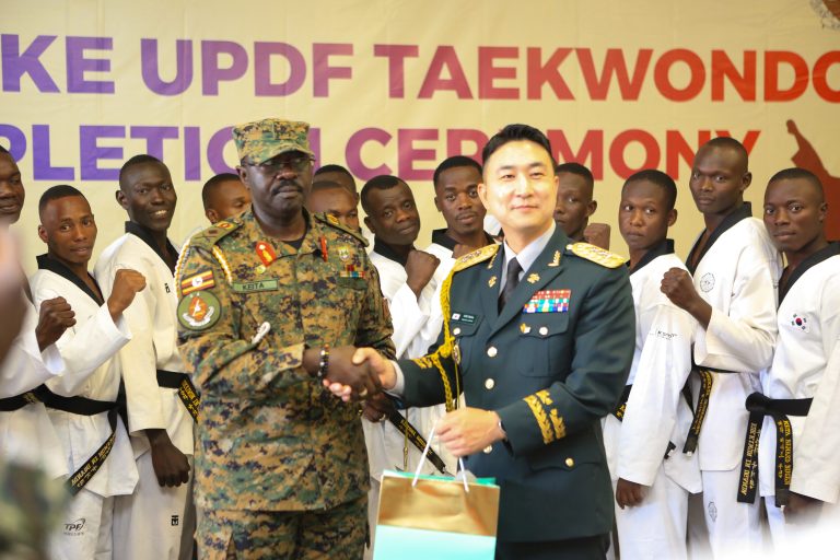 Korean Embassy passes out 18 UPDF Taekwondo trainees